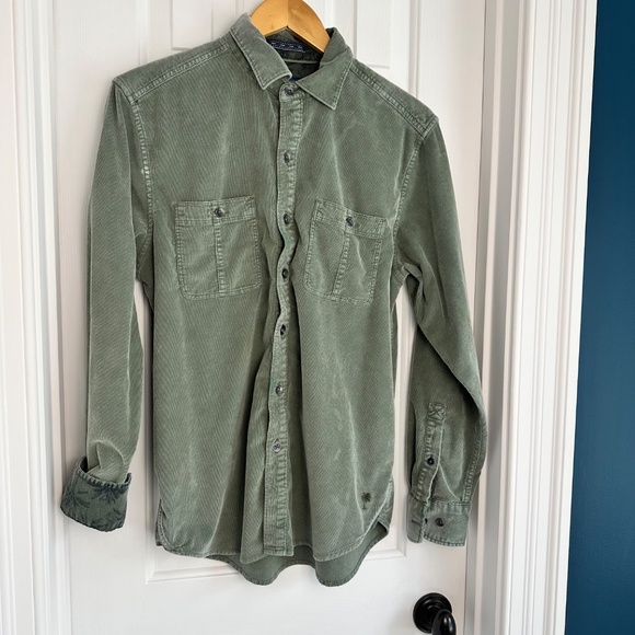 Tommy Bahama Men's Coastline Cord Stretch Sun Fade Double-Pocket Shirt EUC - Picture 4 of 7